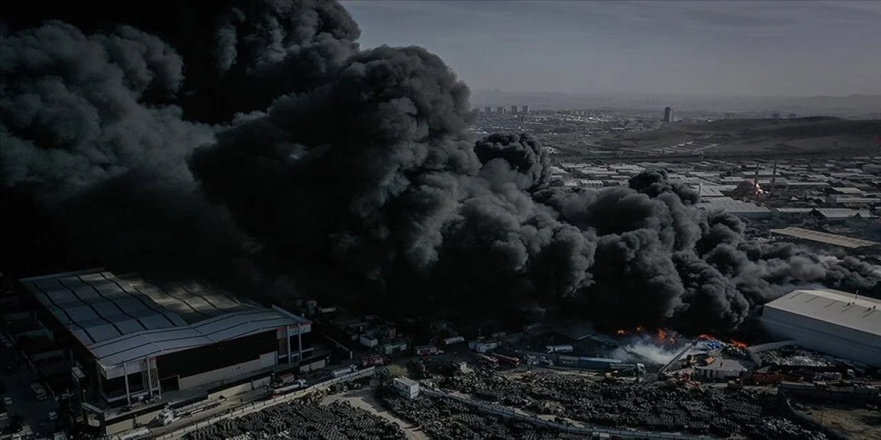 Ankara Hurdacılar Sanayi Sitesi'nde yangın çıktı!