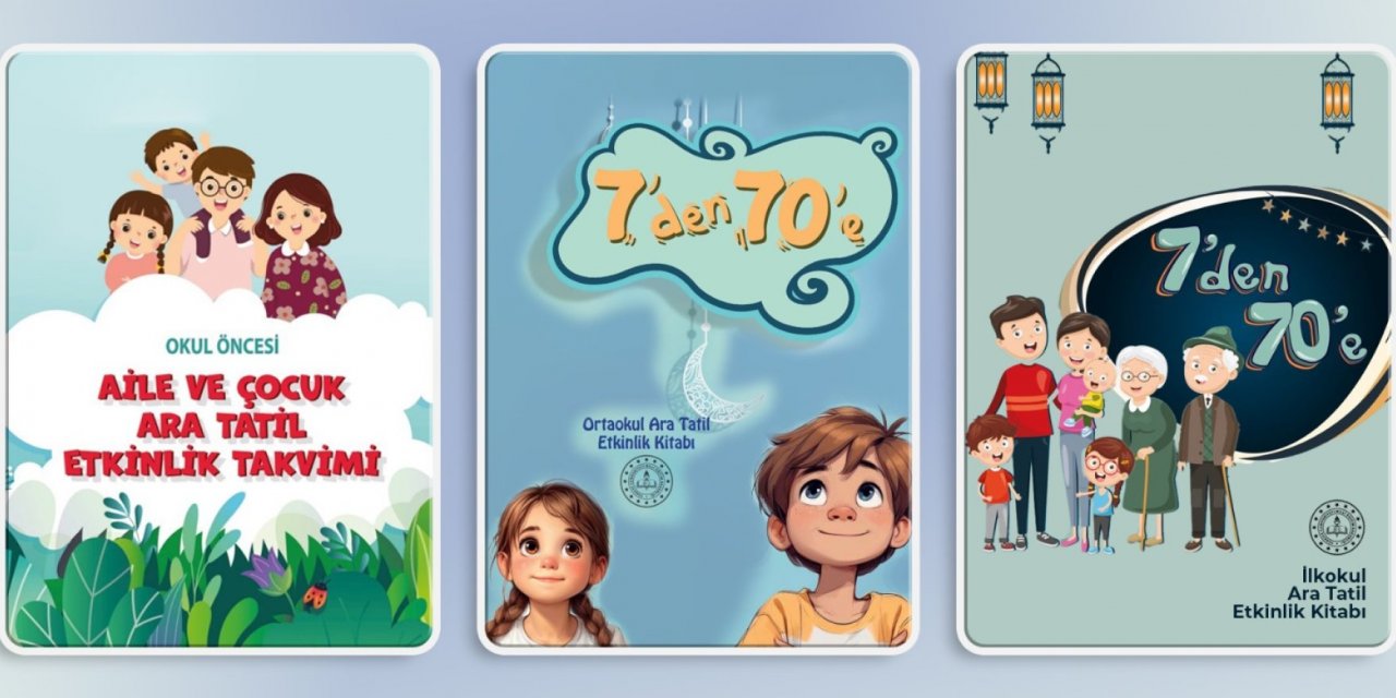 MEB Ara Tatil Etkinlik Kitabı Yayımlandı! Okulöncesi, İlkokul, Ortaokul