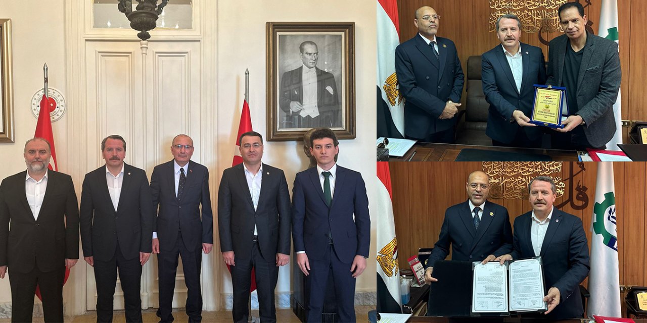 Eğitim ve Bilimsel Araştırma Sendikası’nın davetlisi olarak Mısır’a ziyaret
