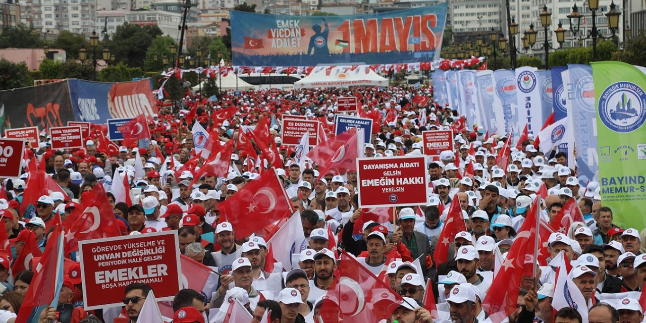 Emeğin ve Emekçinin Gür Sesi Samsun'dan Yükseldi!