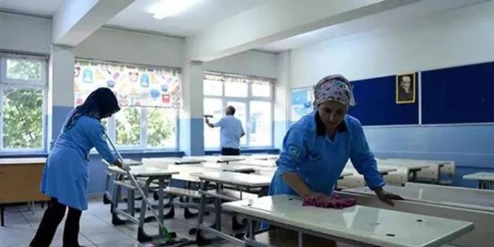 Günlük 1.375 TL ödeme: Okullara temizlik personeli alımı başladı
