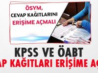 KPSS ve ÖABT cevap kağıtları erişime açıldı