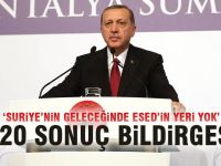 Erdoğan, G20 sonuç bildirgesini açıkladı