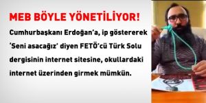Gökçe Fırat'ın dergisi Türksolu açık ama kamu-eğitim siteleri yasaklı
