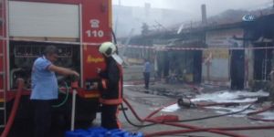 Ankara’da yangın: Çok sayıda iş yeri küle döndü