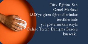 Türk Eğitim-Sen'den LGS öğrencilerine 'Online Tercih Danışma Bürosu'