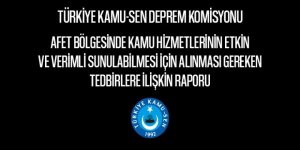 Türkiye Kamu-Sen'den Afet Bölgesinde Görevli Memurlara Yönelik Rapor!