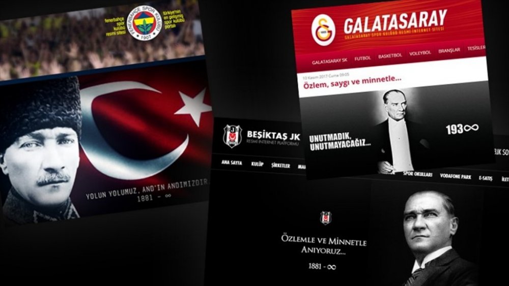 Spor kulüpleri Büyük Önder Atatürk'ü andı