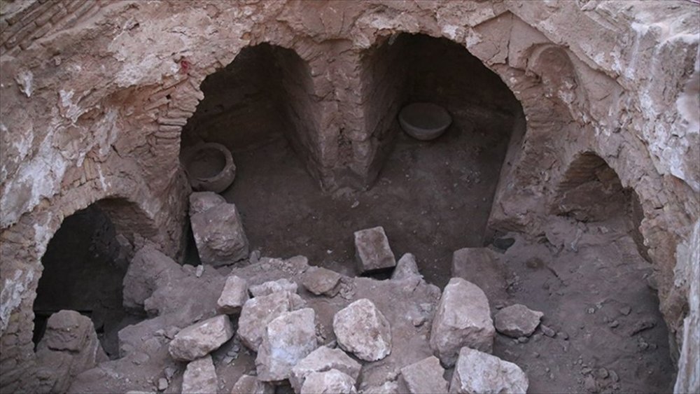 Harran'da 9 asırlık hamam bulundu