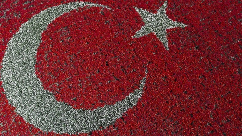 Laleden Türk bayrağı dünya rekoru getirdi