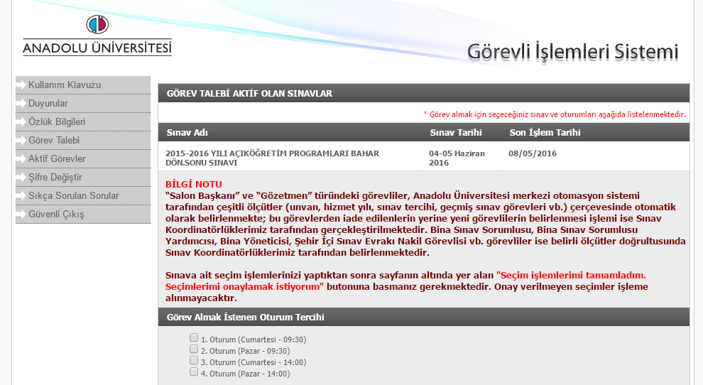 AÖF'de Görev Almak İsteyenler DİKKAT! Başvuru Ekranı Açıldı! 