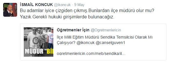 Genel Başkanların Sendikalı İlçe Müdürlüğü Tartışması