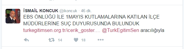 Genel Başkanların Sendikalı İlçe Müdürlüğü Tartışması