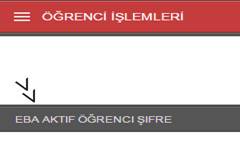 öğrenci eba şifre ekranı