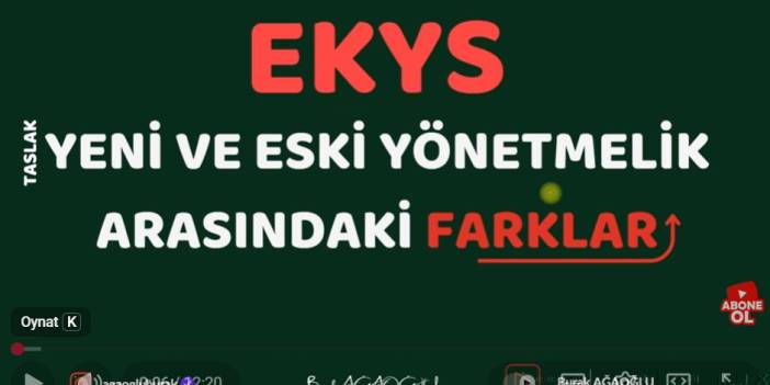 MEB Yeni Yönetici Atama Yönetmeliği - Eski ve Yeni Karşılaştırmalı Anlatım